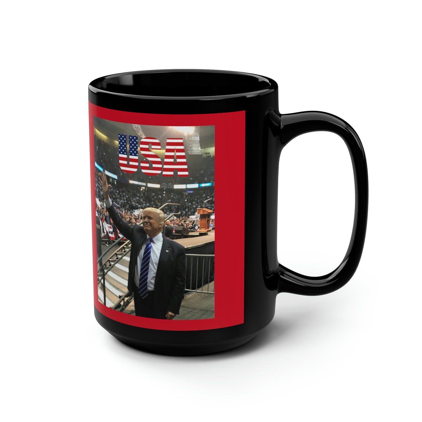 Custom Trump '24 Coffee Mug Red 15oz