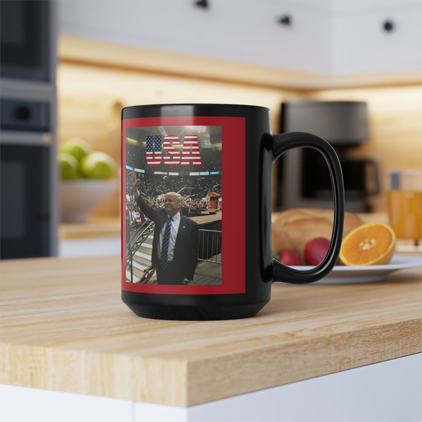 Custom Trump '24 Coffee Mug Red 15oz