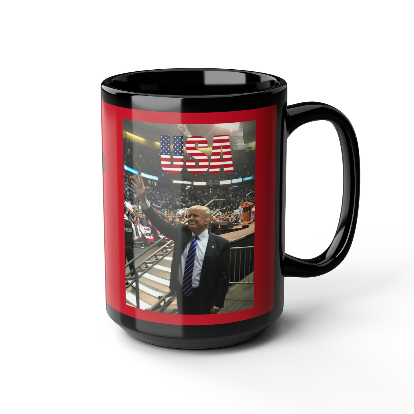 Custom Trump '24 Coffee Mug Red 15oz