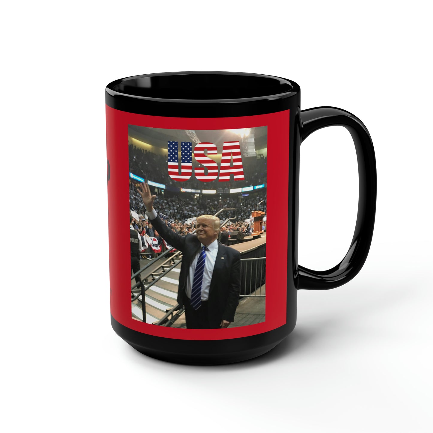 Custom Trump '24 Coffee Mug Red 15oz