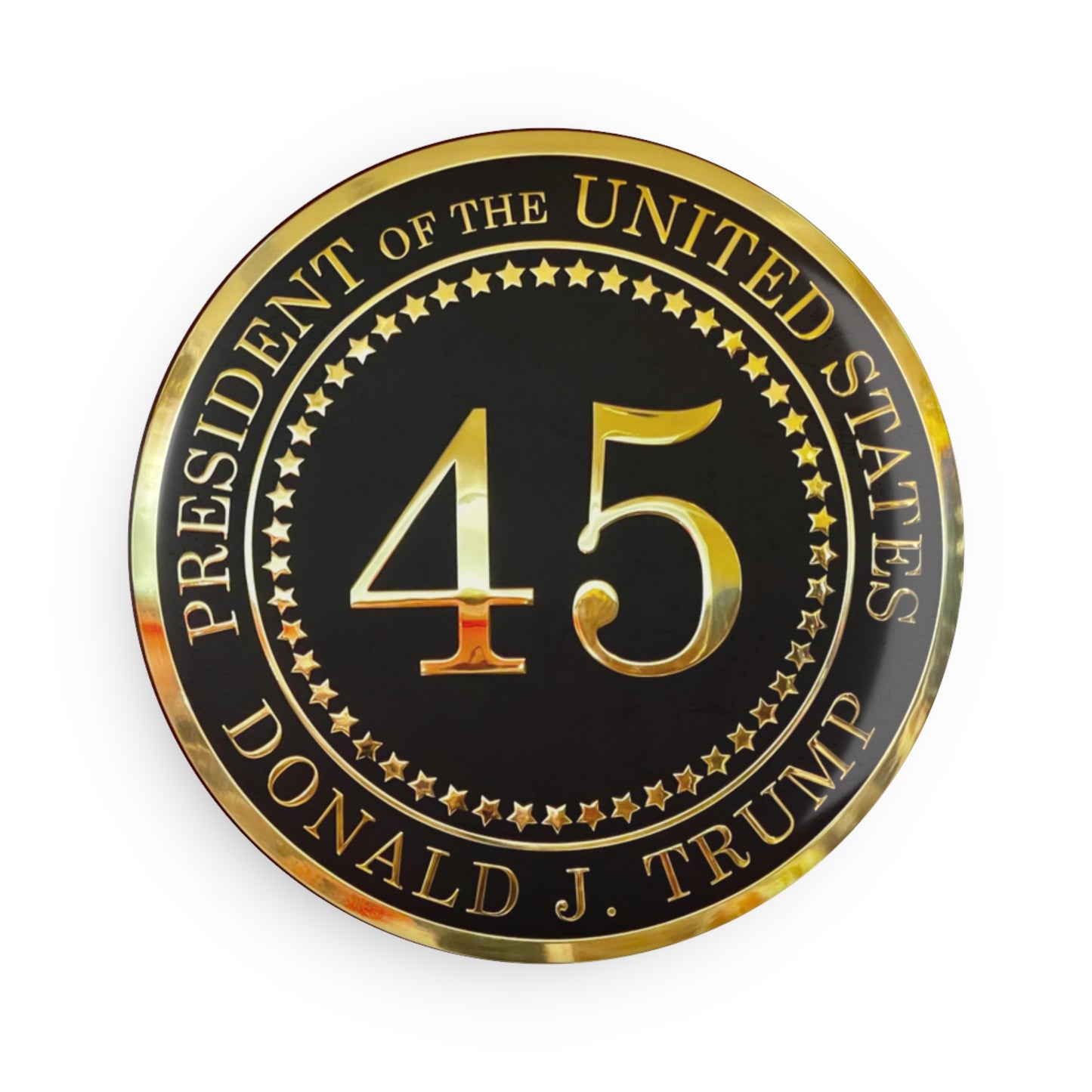 Custom "Presidential 45" Mylar Coated 2.25" Button-Magnet (1 pc.)