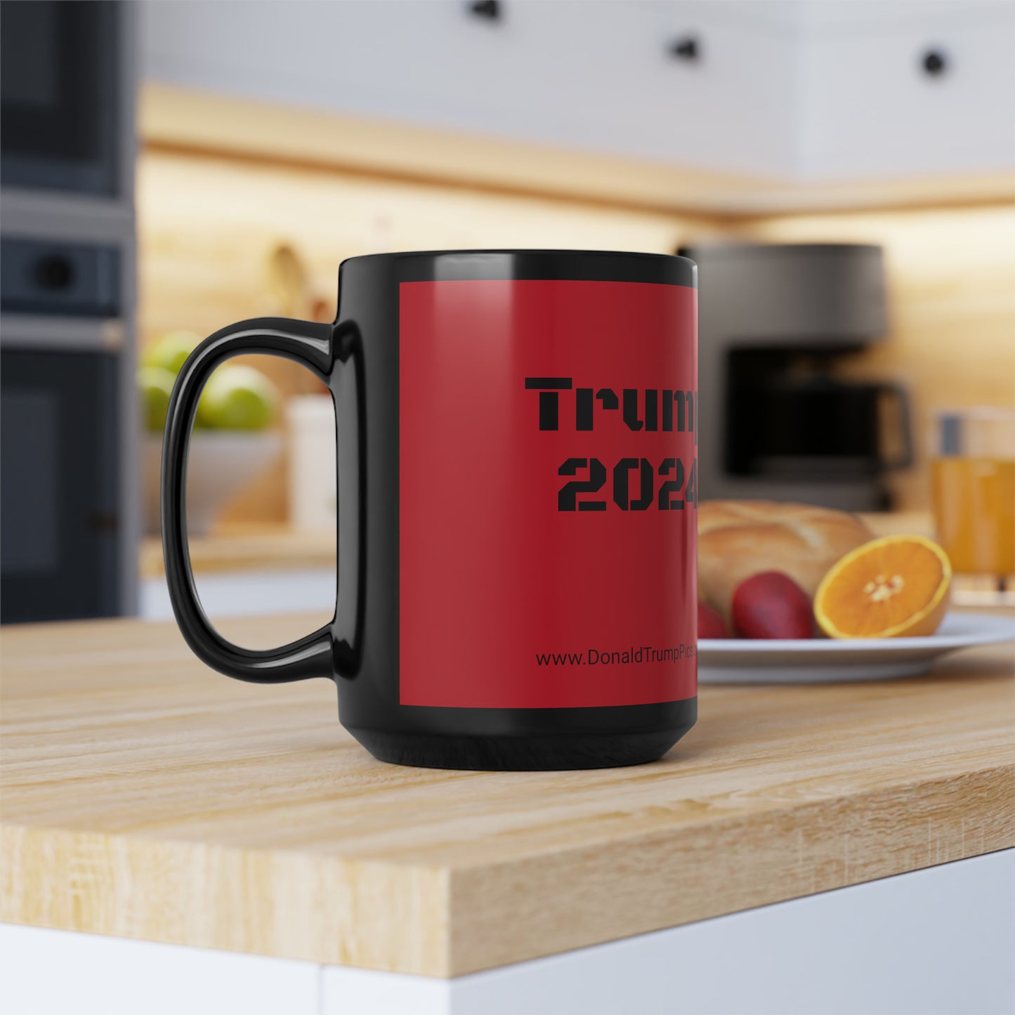 Custom Trump '24 Coffee Mug Red 15oz