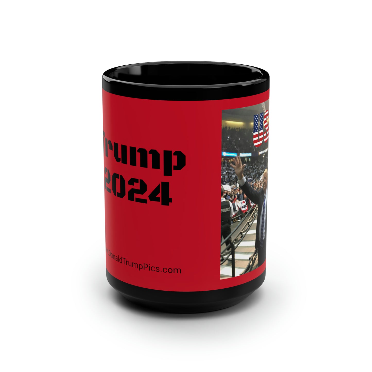 Custom Trump '24 Coffee Mug Red 15oz