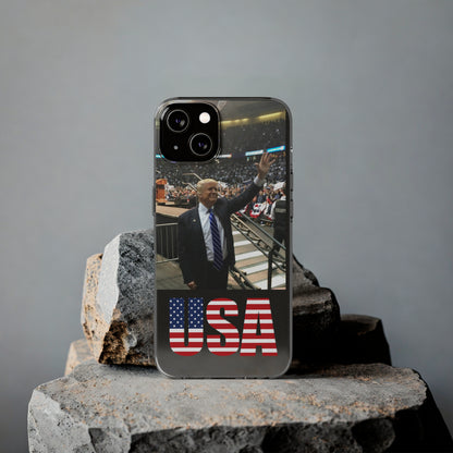 Custom Silicone Trump USA iPhone 14 Case