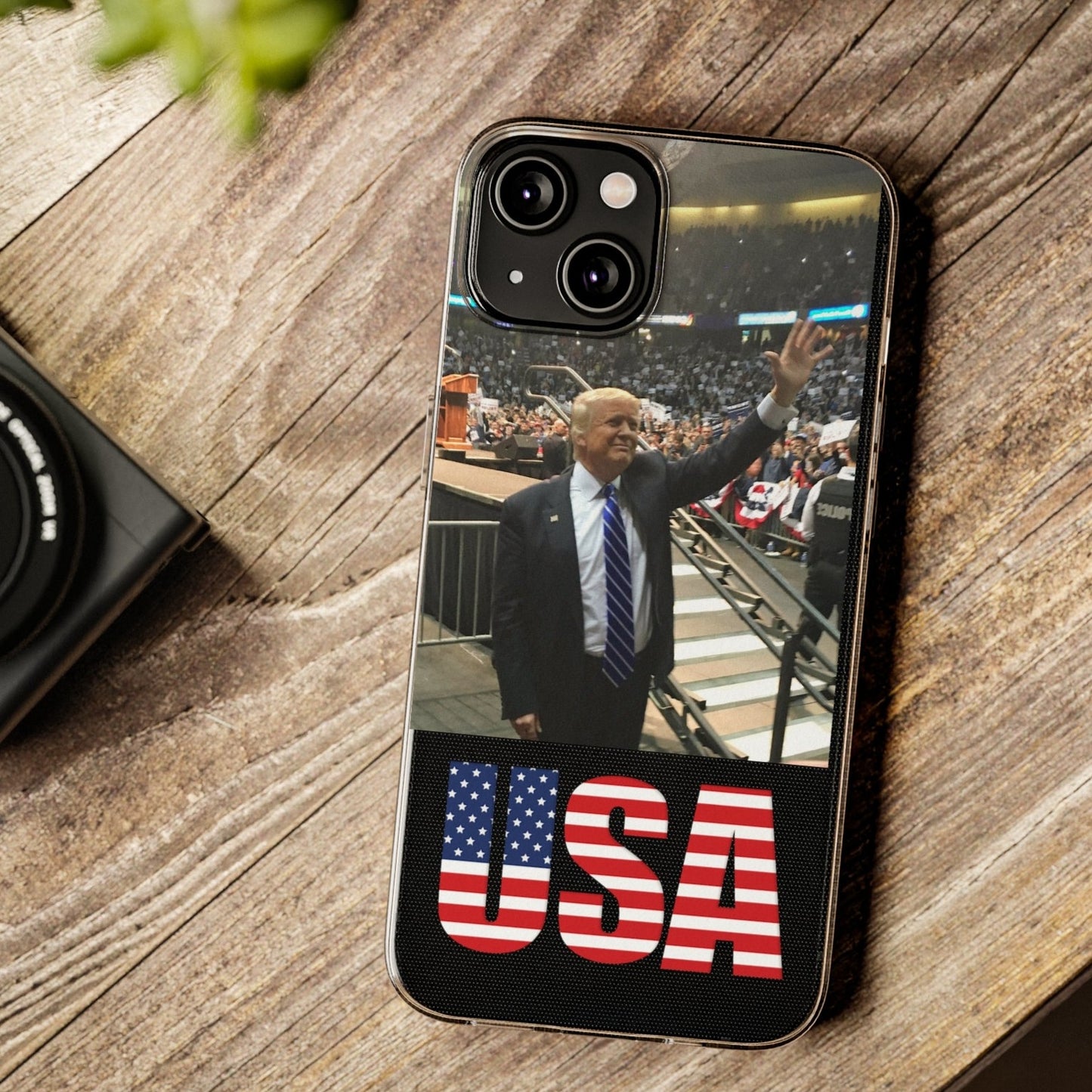 Custom Silicone Trump USA iPhone 14 Case