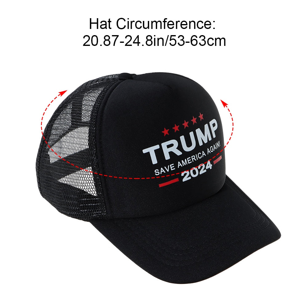 Trump 2024 Cap Polyester Baseball Hats Snapback Economical