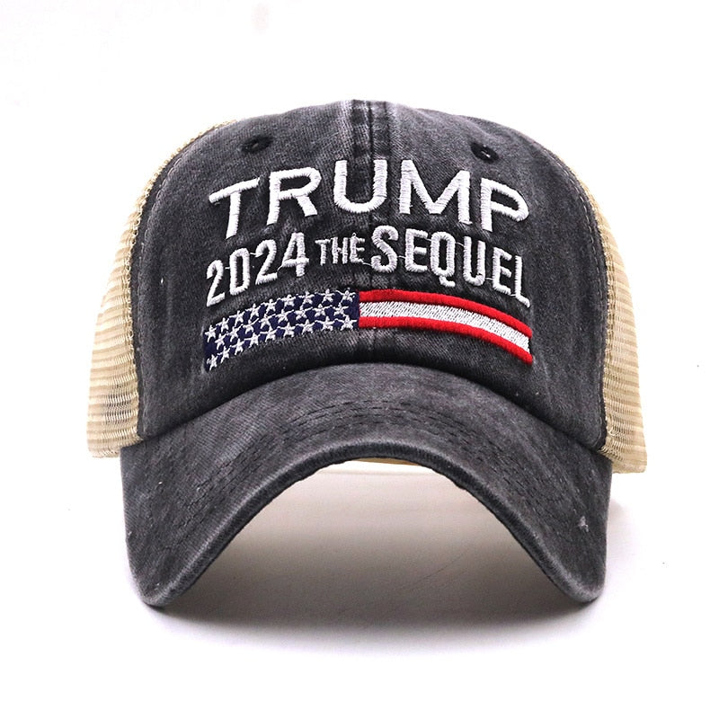 Trump 2024 "The Sequel" Embroidered Hat / Baseball Cap