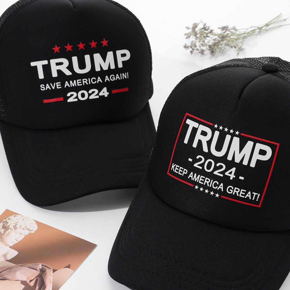 Trump 2024 Cap Polyester Baseball Hats Snapback Economical