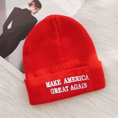 Trump Knit Winter MAGA Hat