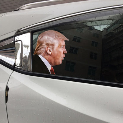 1-PC President Donald Trump Car Sticker Life-Size Person Exterior Window Decal