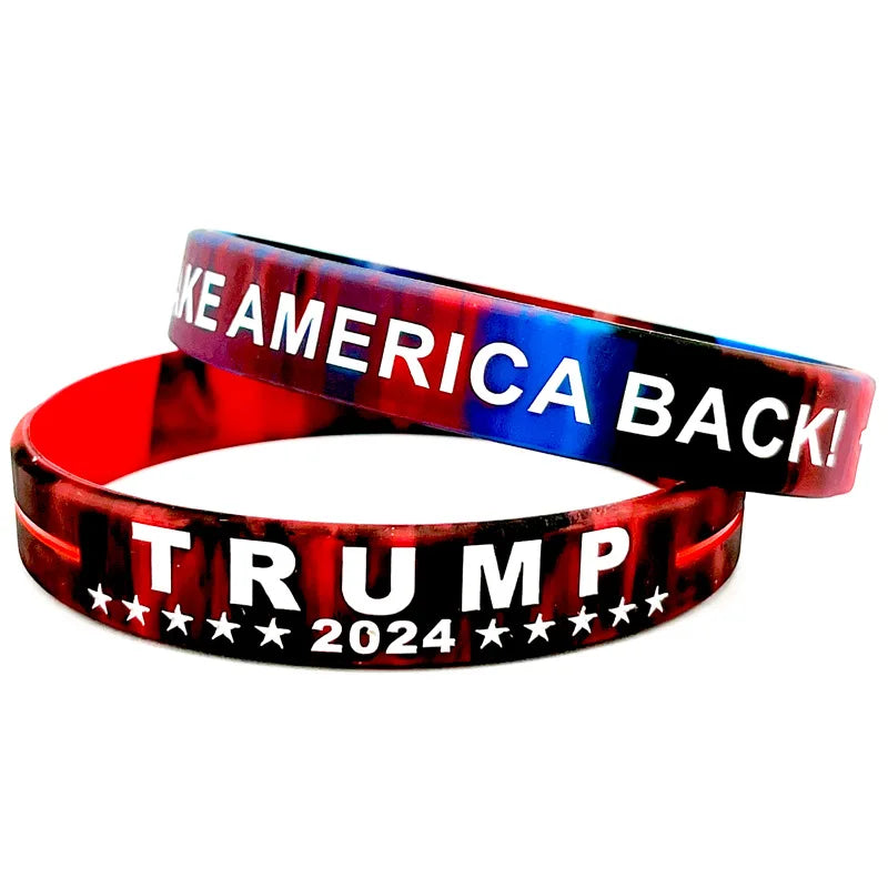 Trump 2024 Silicone Adult Size Bracelet