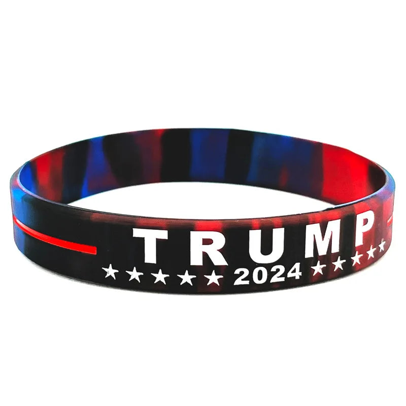 Trump 2024 Silicone Adult Size Bracelet