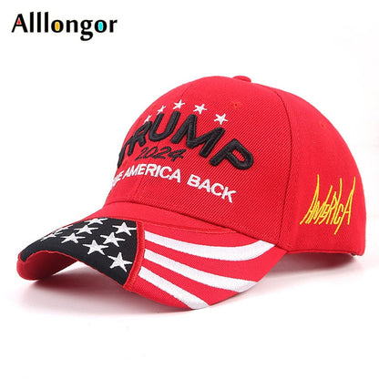 Trump 2024 Cap Baseball Hats "Take America Back" Snapback Embroidered