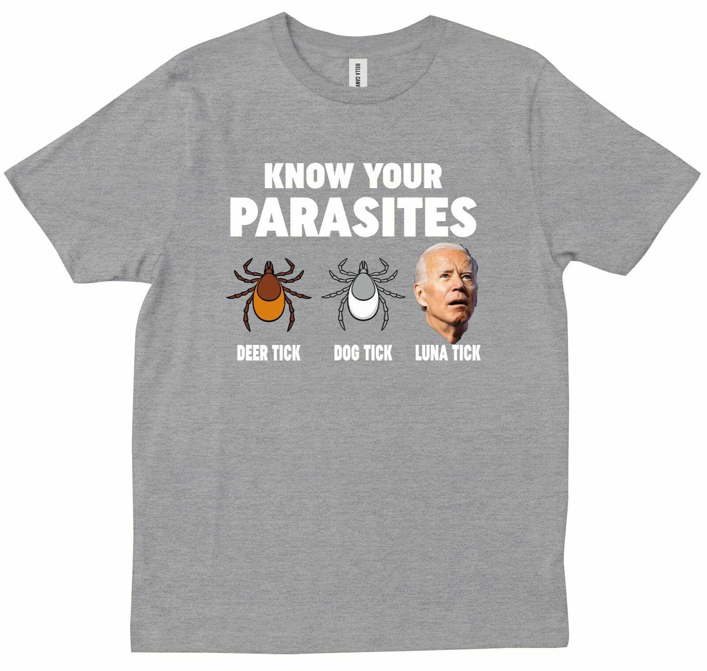 "Know Your Parasites" Anti Biden Funny T-shirt