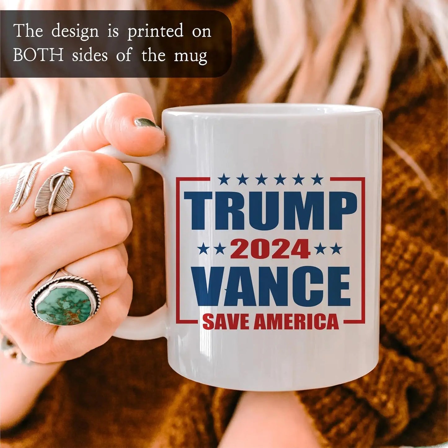 Trump Vance 2024 Save America 11oz Coffee Mug