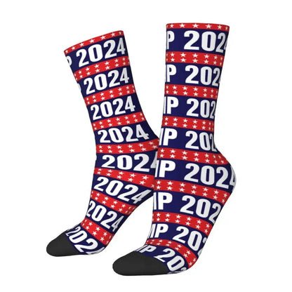 Custom Trump 2024 Men Women Crew Socks