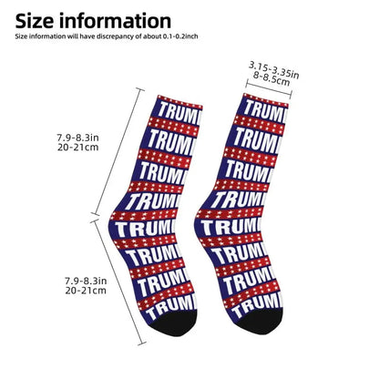 Custom Trump 2024 Men Women Crew Socks