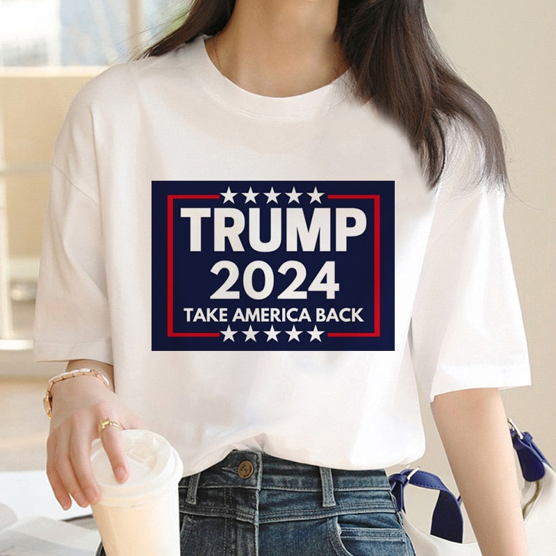 Trump 2024 "Take America Back" Women's T-Shirt