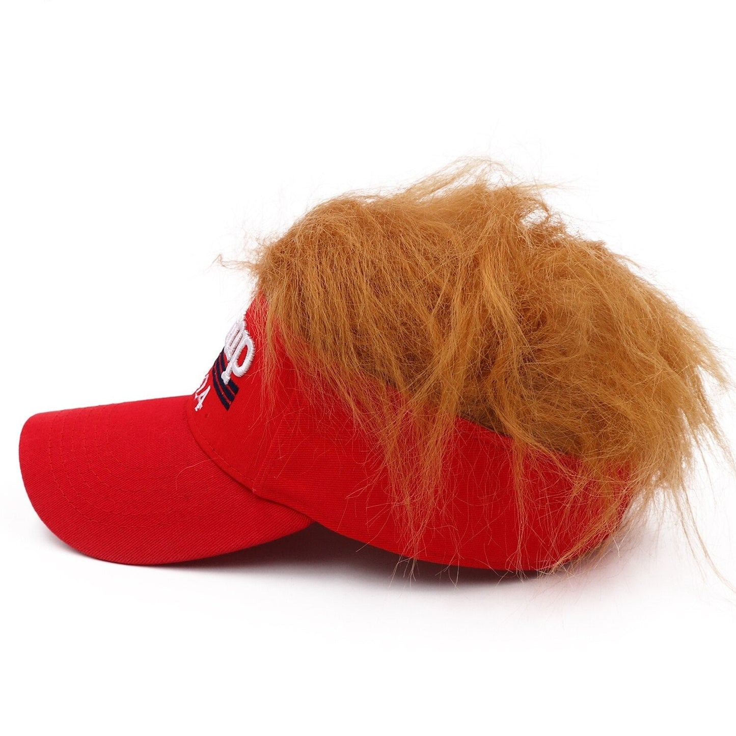 Trump 2024 Cap USA Baseball Cap Blonde Wig Embroidered Hat