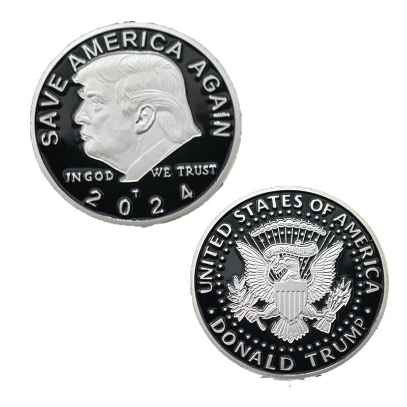 President Trump Commemorative Coin 2024 Freedom Eagle Design