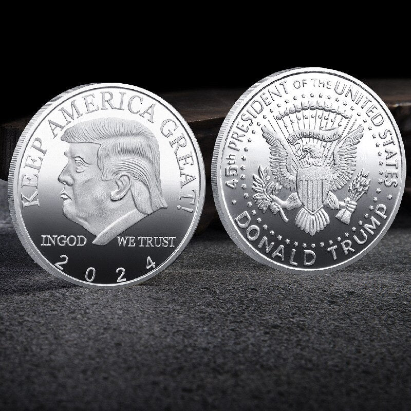 President Trump Commemorative Coin 2024 Freedom Eagle Design