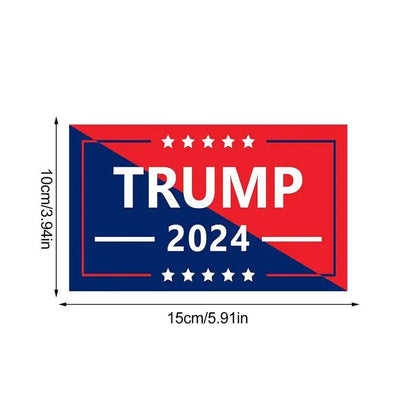 Trump 2024 Car Bumper Sticker "Make America Great Again" Vinyl Decal / Sticker