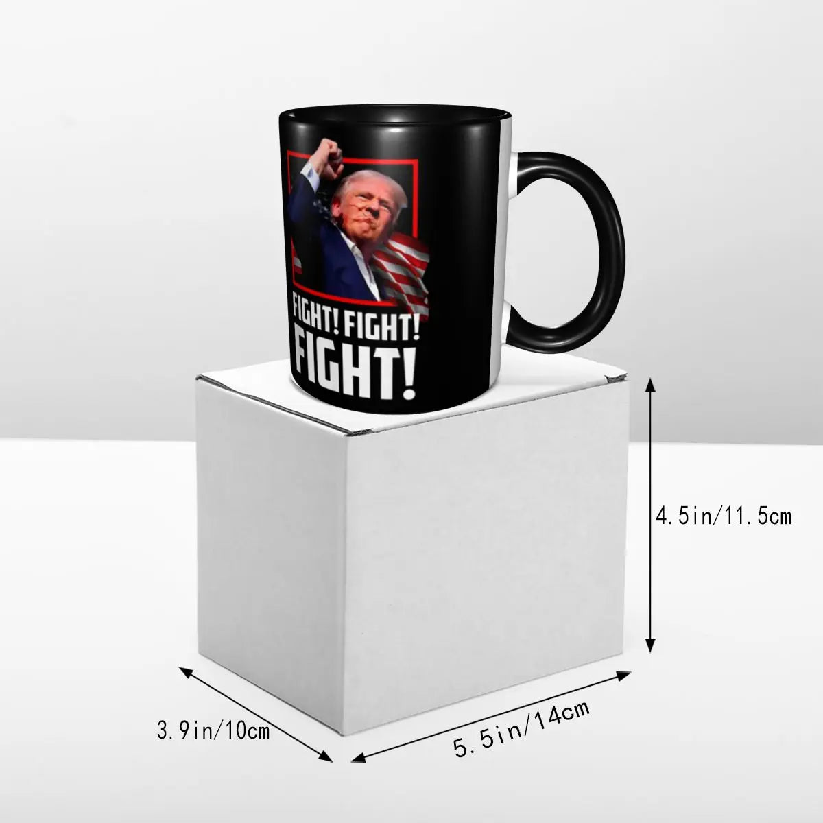 Donald Trump Fight Fight Fight Ceramic Mug 2024