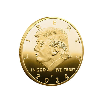 President Trump Commemorative Coin 2024 Freedom Eagle Design