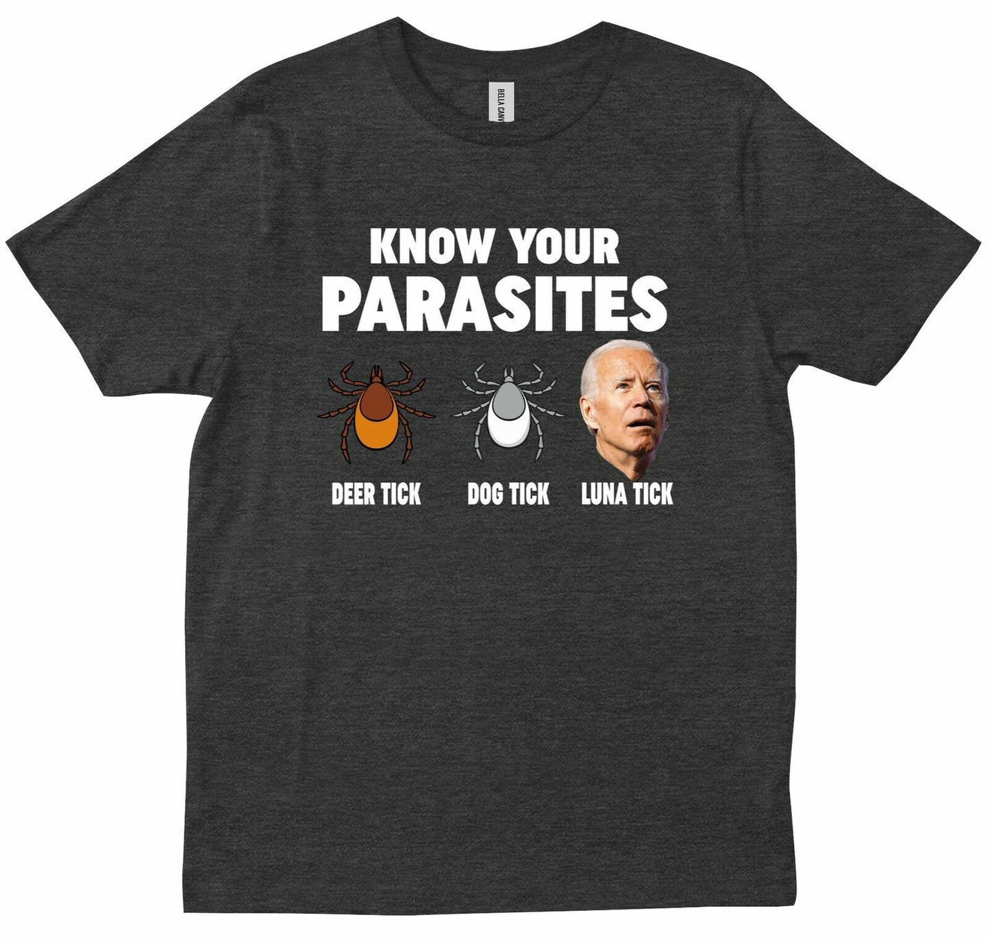 "Know Your Parasites" Anti Biden Funny T-shirt